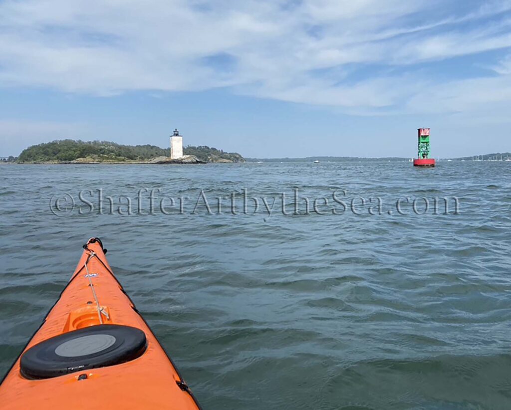 Kayaking on Narragansett Bay