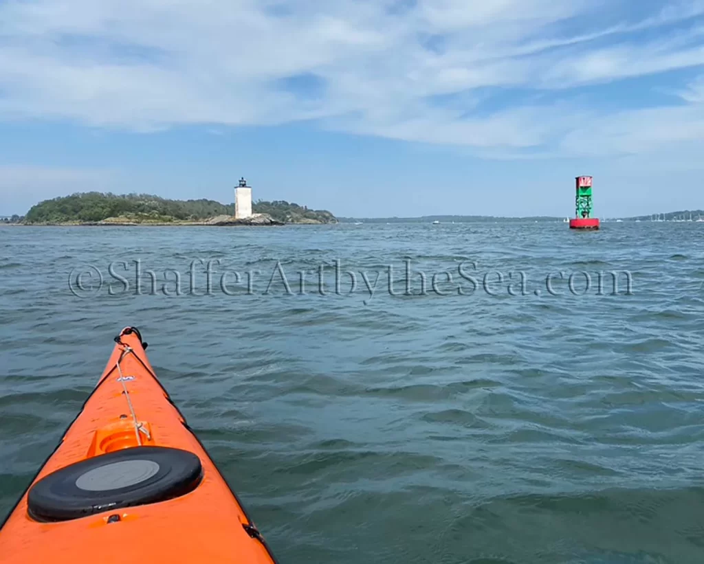 Kayaking on Narragansett Bay