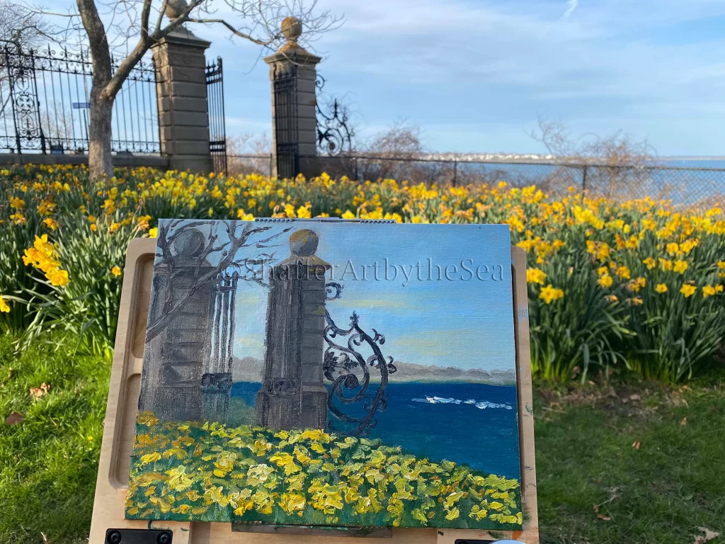 Daffodil Days, Cliff Walk, Newport, Rhode Island