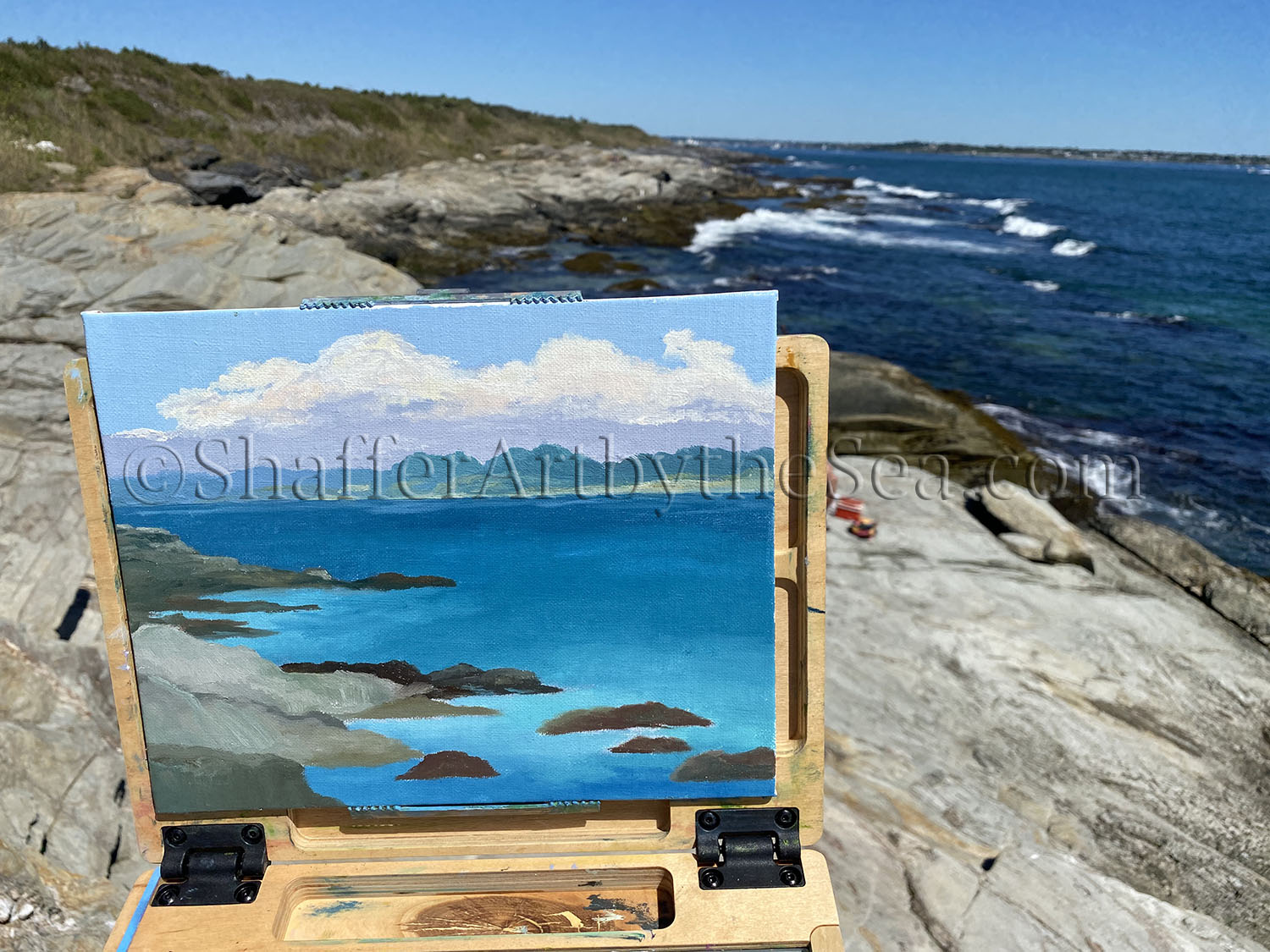 Landscape Painting Beavertail State Park, Jamestown, RI - Jessica ...