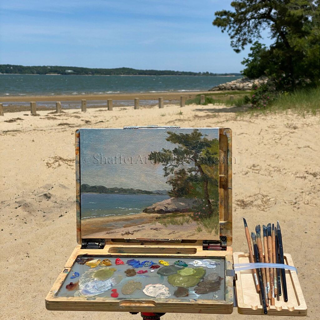 Jackknife Cove, Cape Cod painting