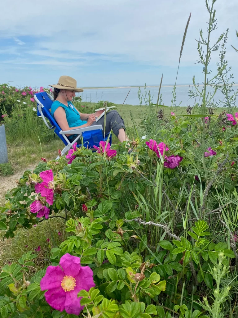 Painting at Chatham Lighthouse, Cape Cod