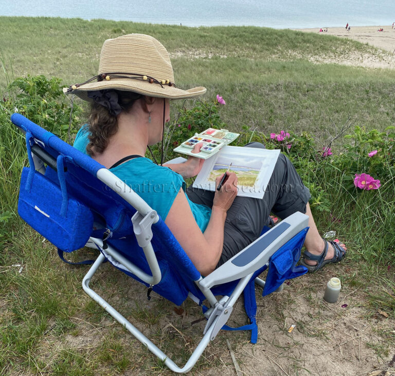 Read more about the article Plein Air Watercolor at Cape Cod National Seashore