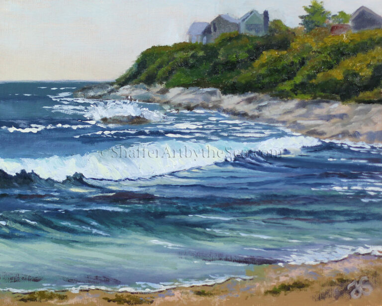 Read more about the article Hull Cove, Jamestown, Rhode Island | Plein Air Oil Painting