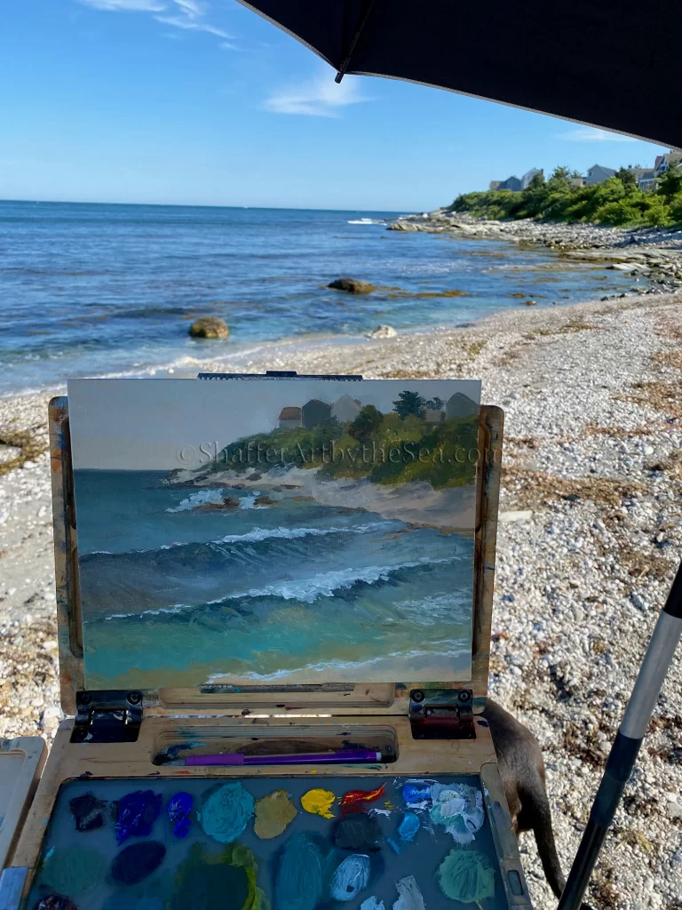 Hull Cove, Jamestown, Rhode Island painting