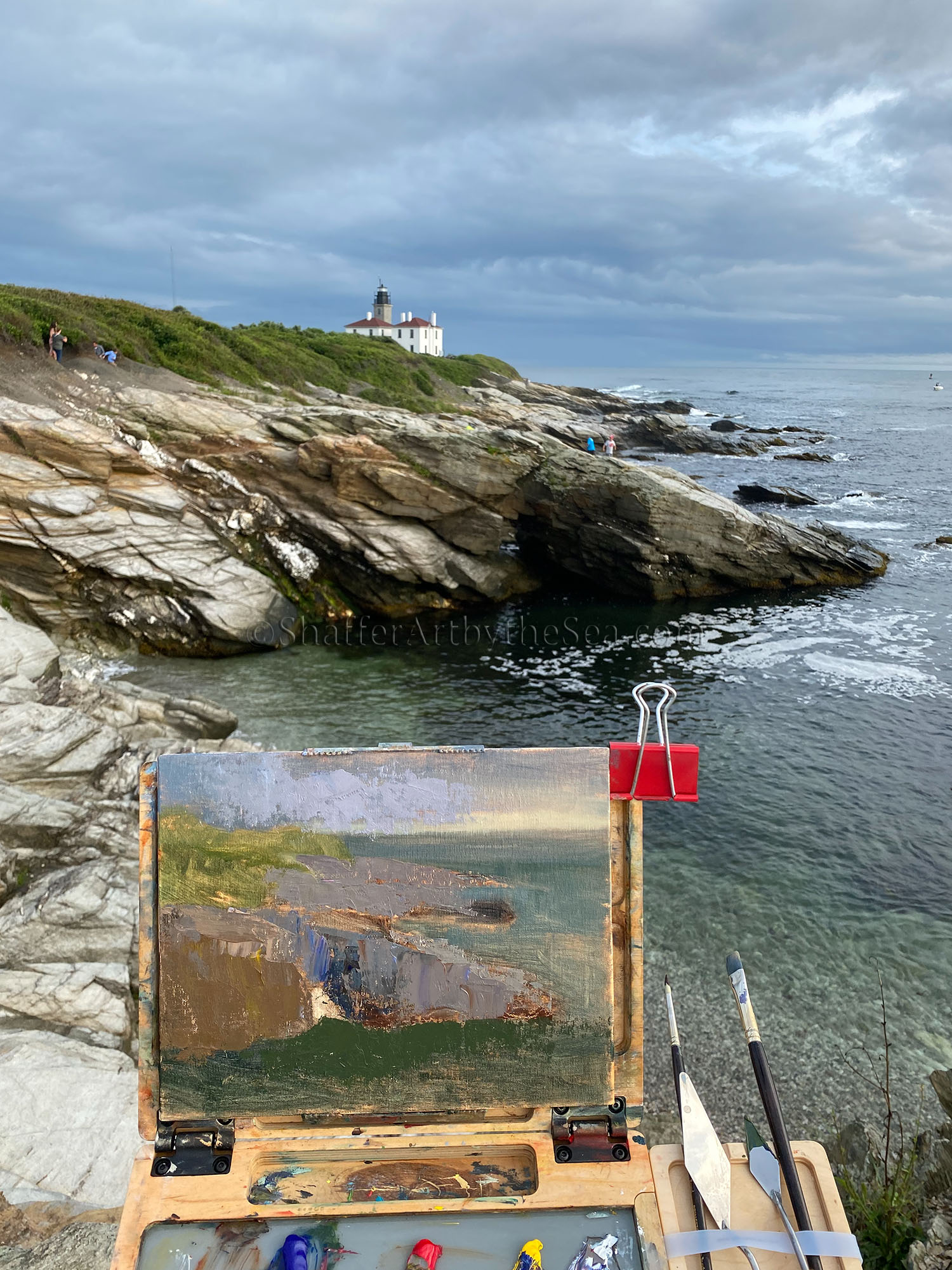 Beavertail Lighthouse, Jamestown, RI – Jessica Shaffer Fine Art