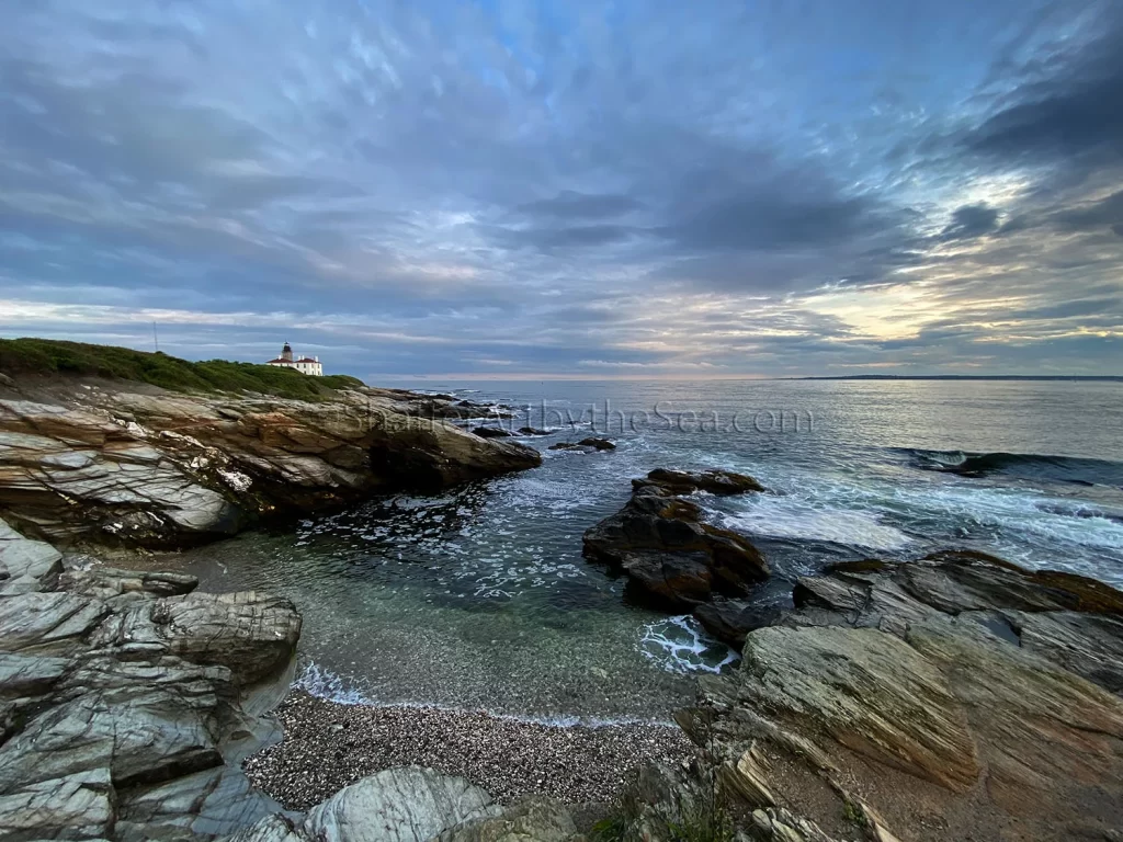 Beavertail Lighthouse Sunset