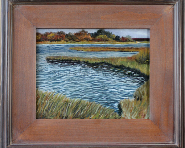 Narrow River Narragansett Rhode Island Landscape Oil Painting