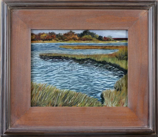 Narrow River Narragansett Rhode Island Landscape Oil Painting