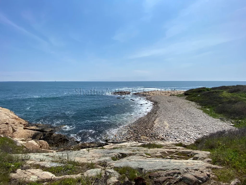 Pebble beach at Black Point, Narragansett, RI