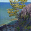 Landscape oil painting Cliff Walk, Newport, RI