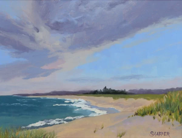 Breachway Breeze: Charlestown Breachway, RI oil painting | 9 x 12 in