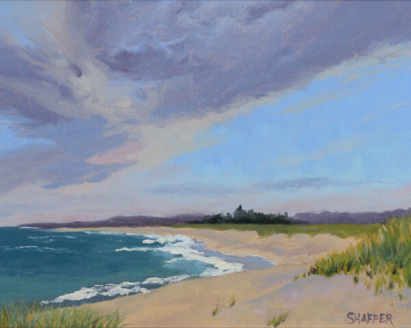 Breachway Breeze: Charlestown Breachway, RI oil painting | 9 x 12 in