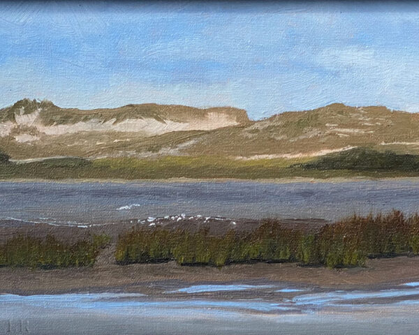 Eastern Shore Dunes: oil painting Chincoteague, VA | 6 x 12 in